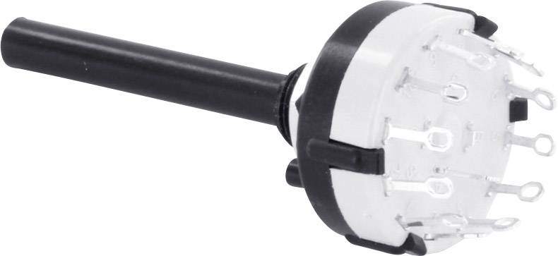 TRU COMPONENTS TC-DS4X3P TC-DS4X3P Поворотный переключатель 0,35 А Положения переключения 3 3 x 30° 1 шт.