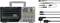 Cyfrowy oscyloskop z akcesoriami: sondami, kablami i adapterami. Na ekranie wyświetlana jest graficzna prezentacja fal napięciowych.