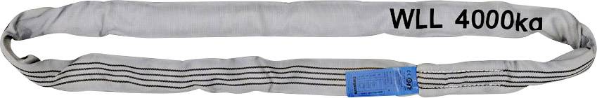 Круглий ремінь Petex 47204218 Навантаження WLL=4 т сірий EN 1492-2 DIN 1492-2