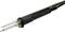 Lutownica z czarną rękojeścią i metalowym grotem, odpowiednia do napraw elektronicznych.
