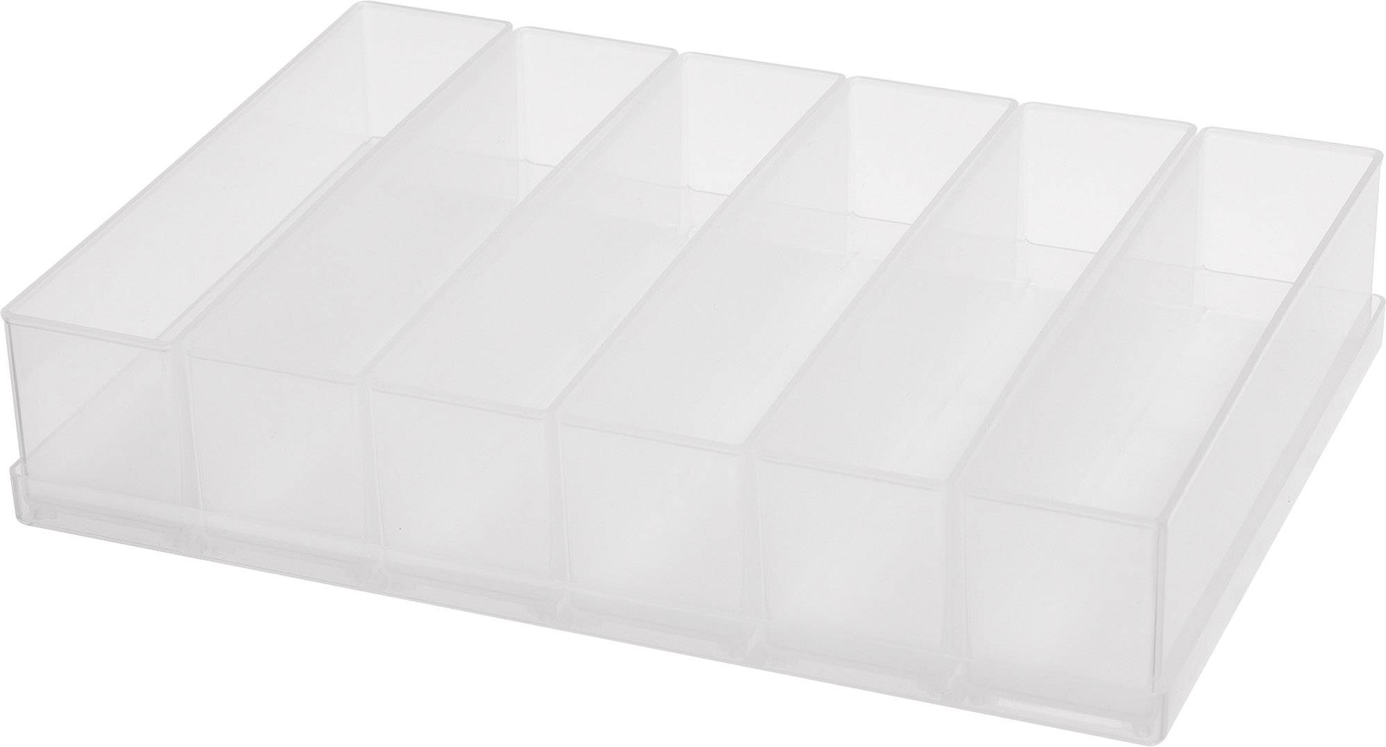 Вставка для асортиментного ящика raaco A 9-3 (Д x Ш x В) 238 x 168 x 47 мм Кількість відділень: 6 Вміст 1 шт.