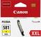 Tusz Canon PIXMA 581 Y XXL, żółty, ChromaLife100 do trwałych wydruków. Opakowanie posiada logo i oznaczenie jako 'Oryginalny'.