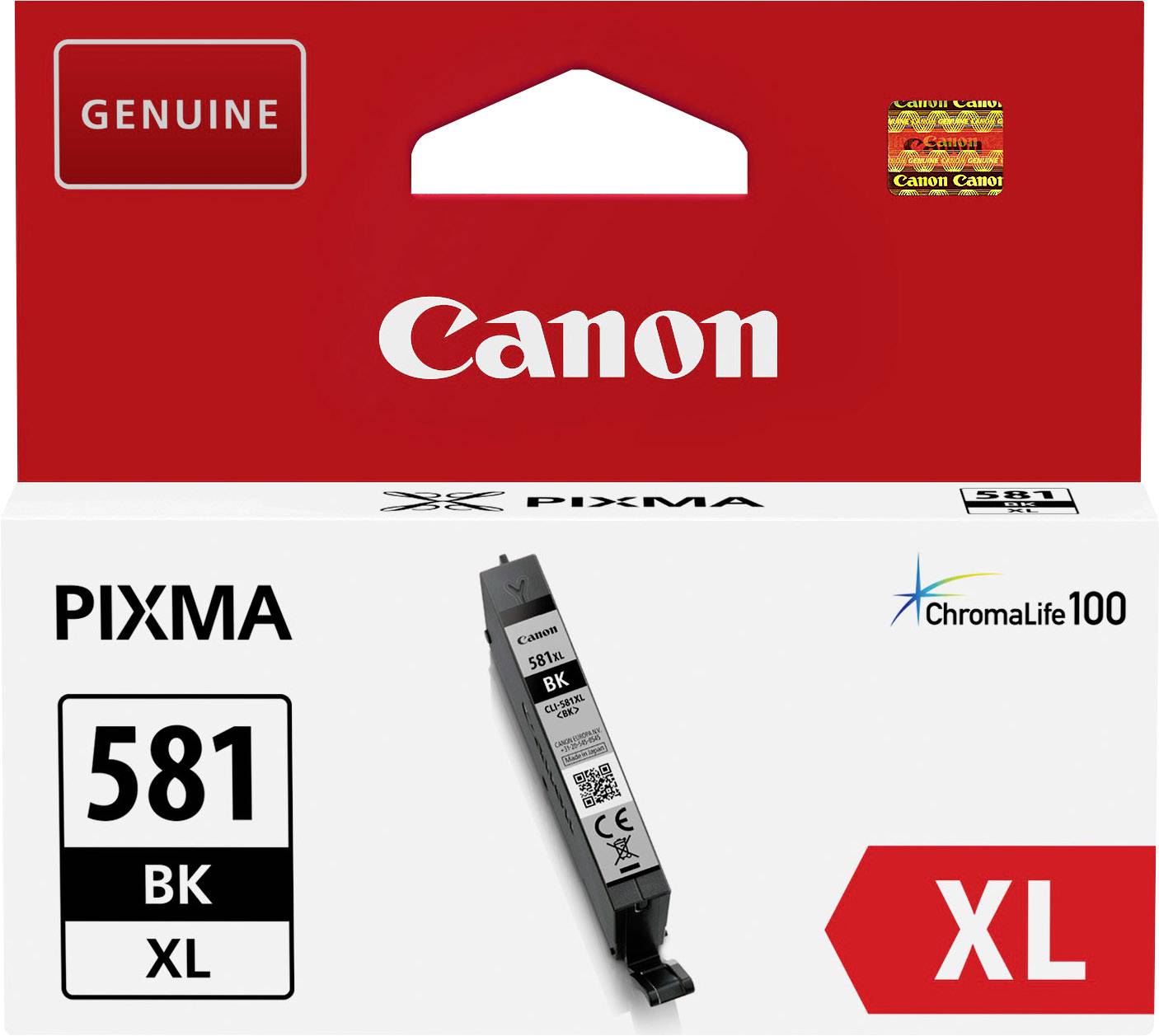 Оригінальний чорнильний картридж Canon CLI-581 BKXL чорний 2052C001