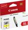 Canon PIXMA Wkład atramentowy 581 Y XL w kolorze żółtym, do drukarek Canon, technologia ChromaLife100, produkt oryginalny (OEM), w czerwonym opakowaniu.
