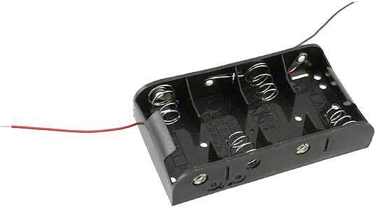 MPD BH4CW Відсік для батарейок 4xC (R14) кабель (Д x Ш x В) 106 x 58 x 23 мм