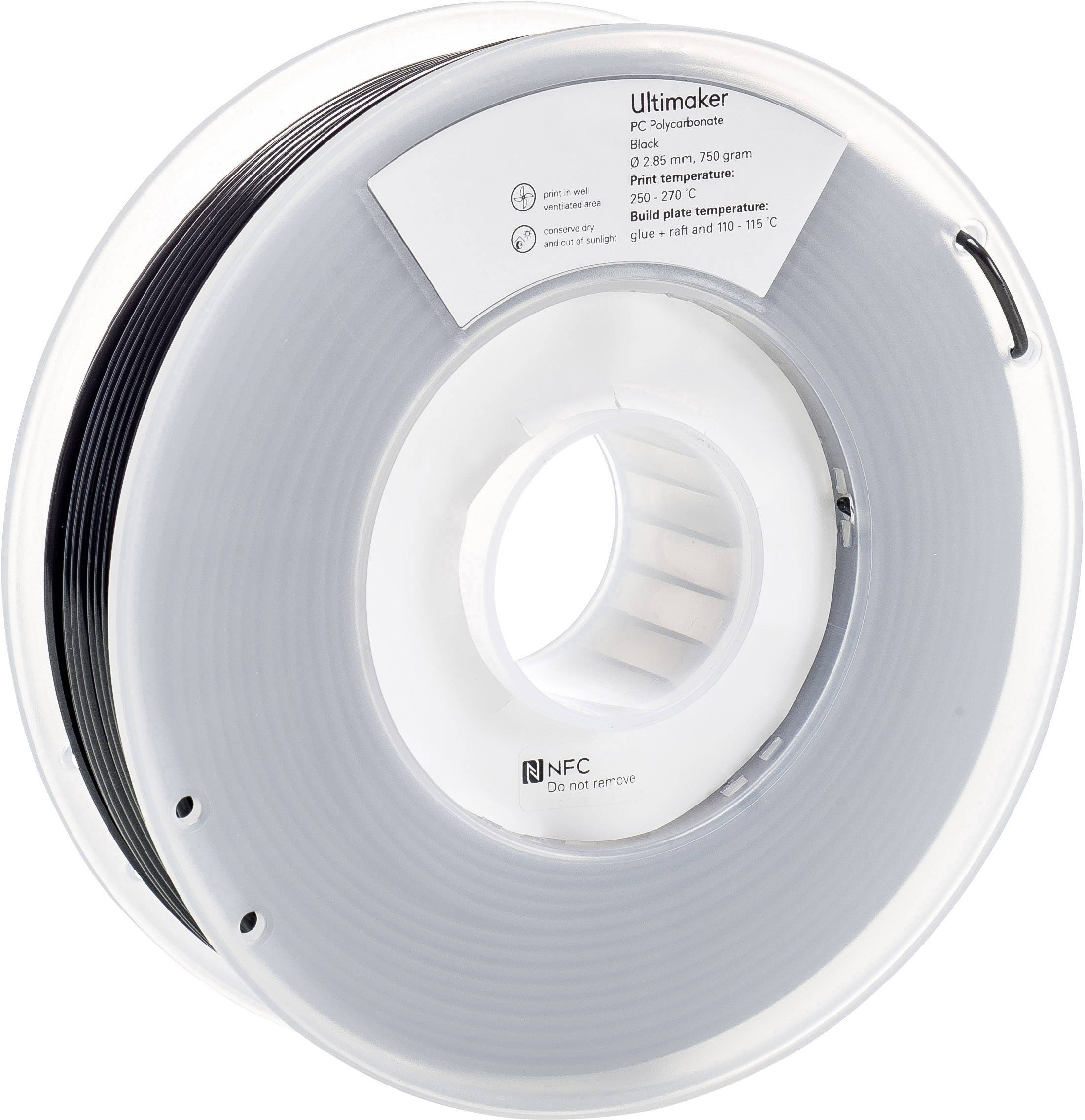 UltiMaker 8718836374883 PCA - M3577 Чорний 750 - 212674 Філамент для 3D-принтерів PC (полікарбонат) 2,85 мм 750 г чорний 1 шт.