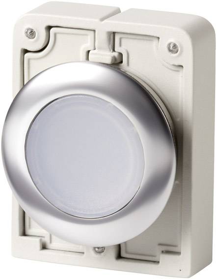 Eaton 182950 M30C-FDRL-W Кнопковий вимикач плоский, круглий, хромований білий 1 шт.