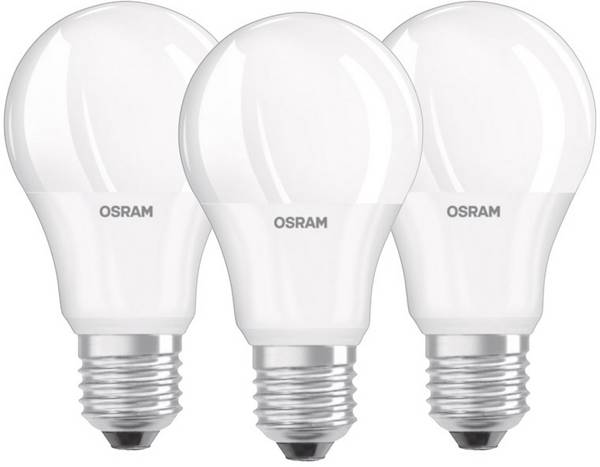Żarówka LED OSRAM HOMELIGHTING 4058075819436 E-27 10 W = 75 W 1060 lm ciepła biel 3 szt.