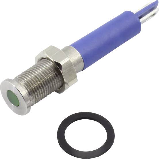 Світлодіодний індикатор TRU COMPONENTS 1605945 TC-92106c14, 200 мкд, 24 В постійного/змінного струму, 6 мм