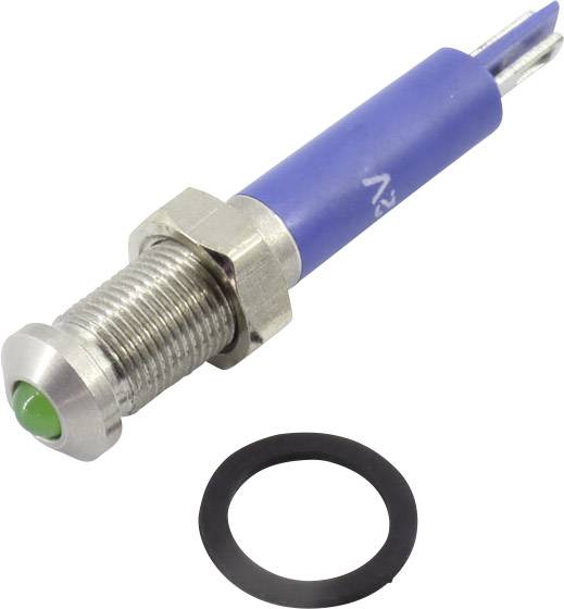 Світлодіодний індикатор TRU COMPONENTS 1605952 TC-92106c6, 150 мкд, 24 В постійного/змінного струму, 6 мм