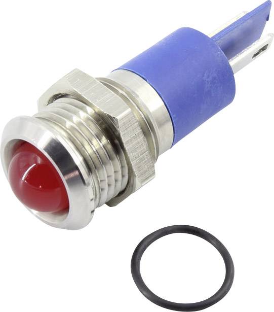 Світлодіодний індикатор TRU COMPONENTS 1605977 TC-92106c37, 80 мкд, 24 В постійного/змінного струму, 12 мм