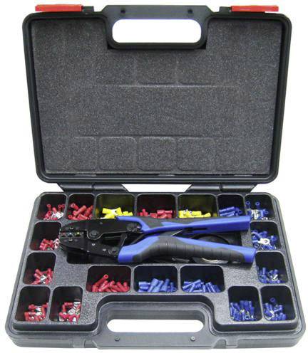 WKK 60318 Набір обтискних роз'ємів 0,50 мм² 6 мм² червоний, синій, жовтий 1 комплект