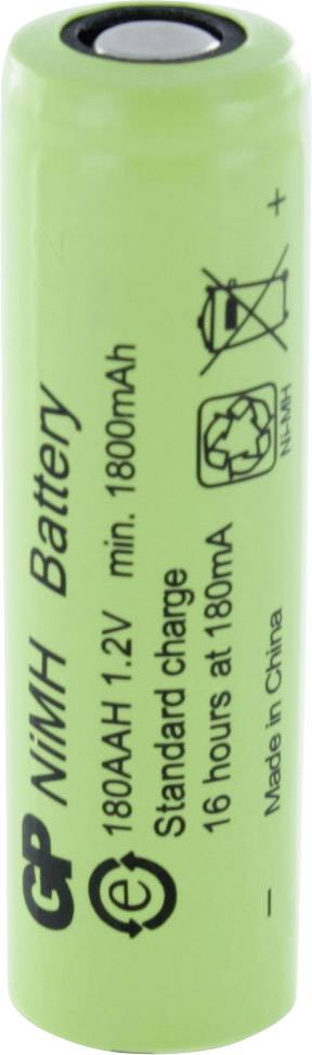 Аккумулятор AA/R06 GP GPIND180AAHB 300180AAH, NiMH, 1800 мАч, 1,2 В, 1 шт.