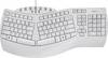 Perixx Periboard-512 USB Klawiatura Niemiecki, QWERTZ biały Ergonomiczne