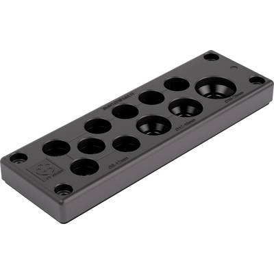 LAPP SKINTOP® MULTI Version 4 Przepust kablowy wielootworowy Maksymalna średnica mocowania 20 mm Maksymalna grubość płyt