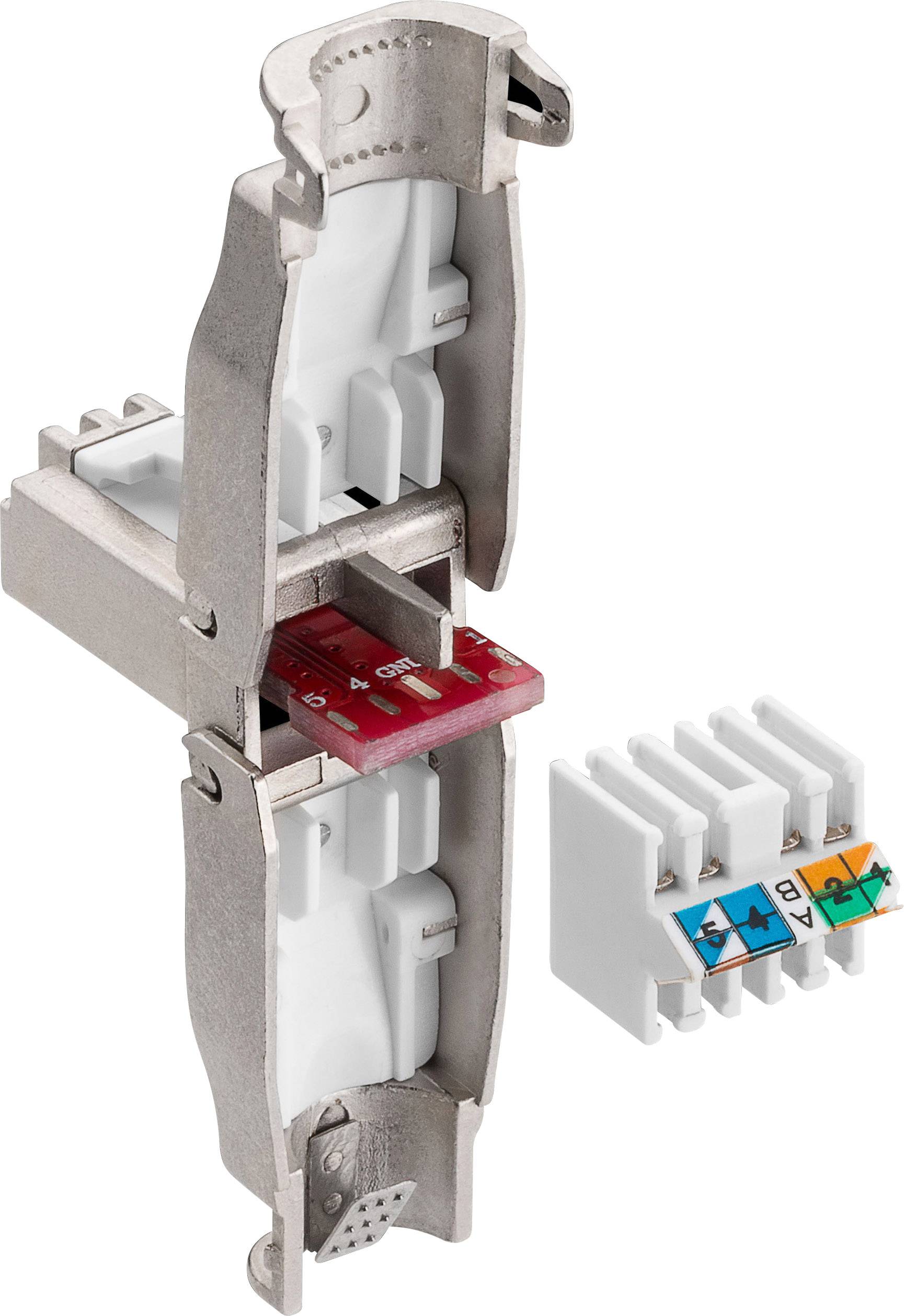Роз'єм TRU COMPONENTS 1610347 RJ45 CAT 6 чоловічий, RJ45, CAT 6, контакти: 8P8C, 1 шт.