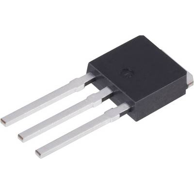 Czarny elektroniczny tranzystor z trzema srebrnymi stykami, typowo stosowany do sterowania i wzmacniania sygnałów.