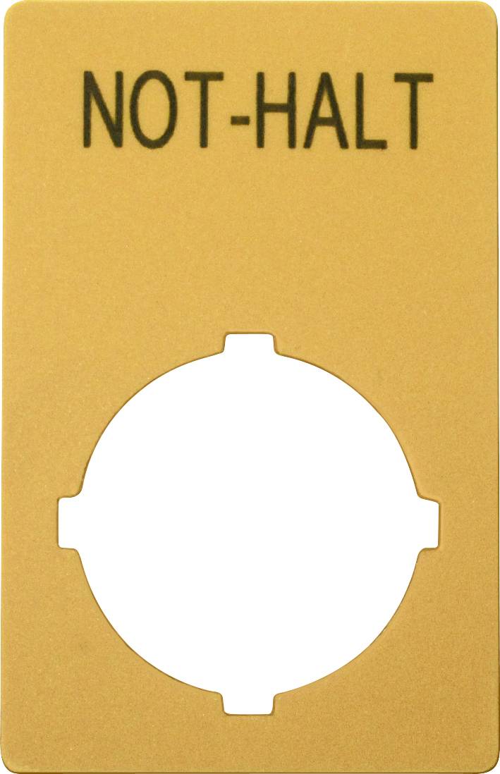 Eaton M22-XZK1-D99 121089 (Ш x В) 33 мм x 50 мм NOT-HALT жовтий 1 шт.