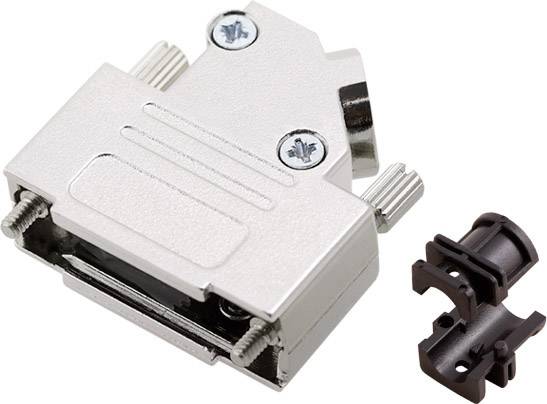 Корпус роз'єму D-SUB encitech 6560-0106-12 D45ZK-15-K, металевий, 45°, 1 шт.