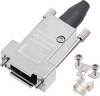encitech DTSL09-RG-LJS-T-K 6560-0247-31 Obudowa złącza D-SUB Ilość styków: 9 metal 180 ° srebrny 1 szt.