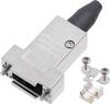 encitech DTSL09-RG-SJS-T-K 6560-0217-31 Obudowa złącza D-SUB Ilość styków: 9 metal 180 ° srebrny 1 szt.