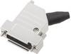 encitech DTSL15-RG-LJS-S-K 6560-0248-32 Obudowa złącza D-SUB Ilość styków: 15 metal 45 ° srebrny 1 szt.