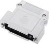 encitech DFCK 25-M-K 1520-0105-03 Obudowa złącza D-SUB Ilość styków: 25 tworzywo sztuczne, metalizowane 180 ° srebrny 1 szt.