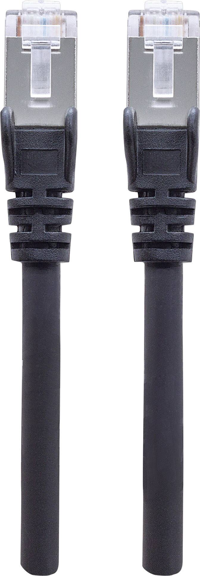 Мережевий кабель Intellinet 740814, 1 шт., RJ45, CAT 6a, S/FTP, 2,00 м, чорний