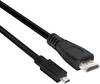 club3D HDMI kabel Złącze HDMI Micro D, Wtyczka HDMI-A 1.00 m czarny CAC-1351 4K UHD Kabel HDMI