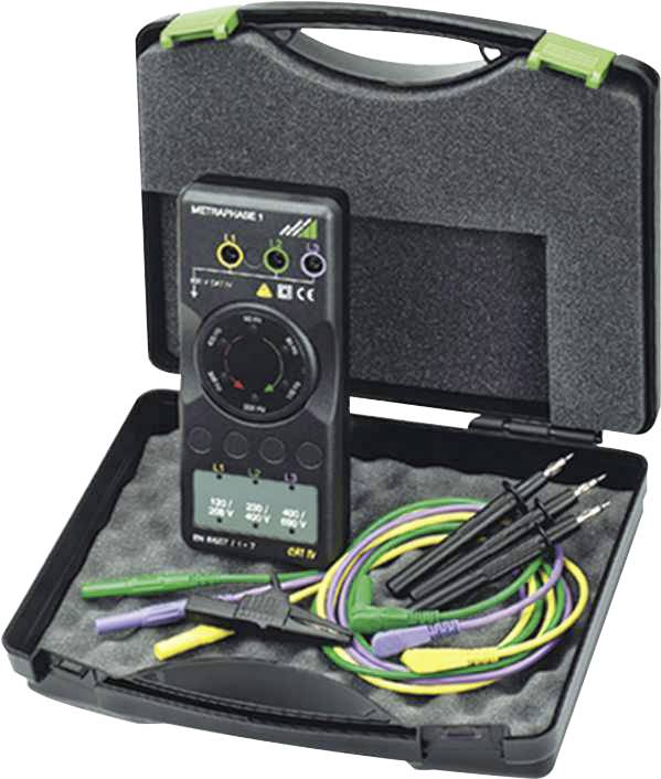 Вимірювач послідовності фаз Gossen Metrawatt METRAPhase 1 CAT IV 600 В