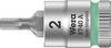 Nasadka 1/4" (6,3 mm) Wera 8740 A 05003330001 wewnętrzny sześciokąt 2 mm 1/4" 2 mm