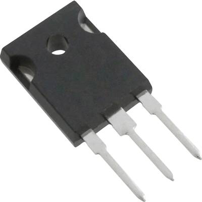 Trójbiegunowy element wykonawczy w kolorze czarnym, powszechnie stosowany w obwodach elektronicznych do regulacji napięcia lub wzmacniania prądu.