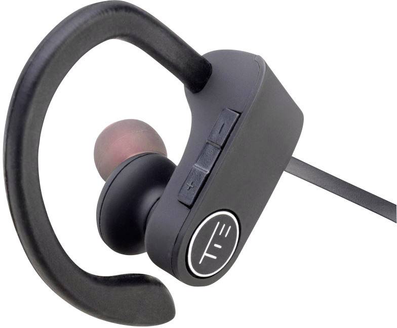 Навушники Tie Studio Bluetooth 4.1 Sport, чорні, з регулюванням гучності, захистом від поту