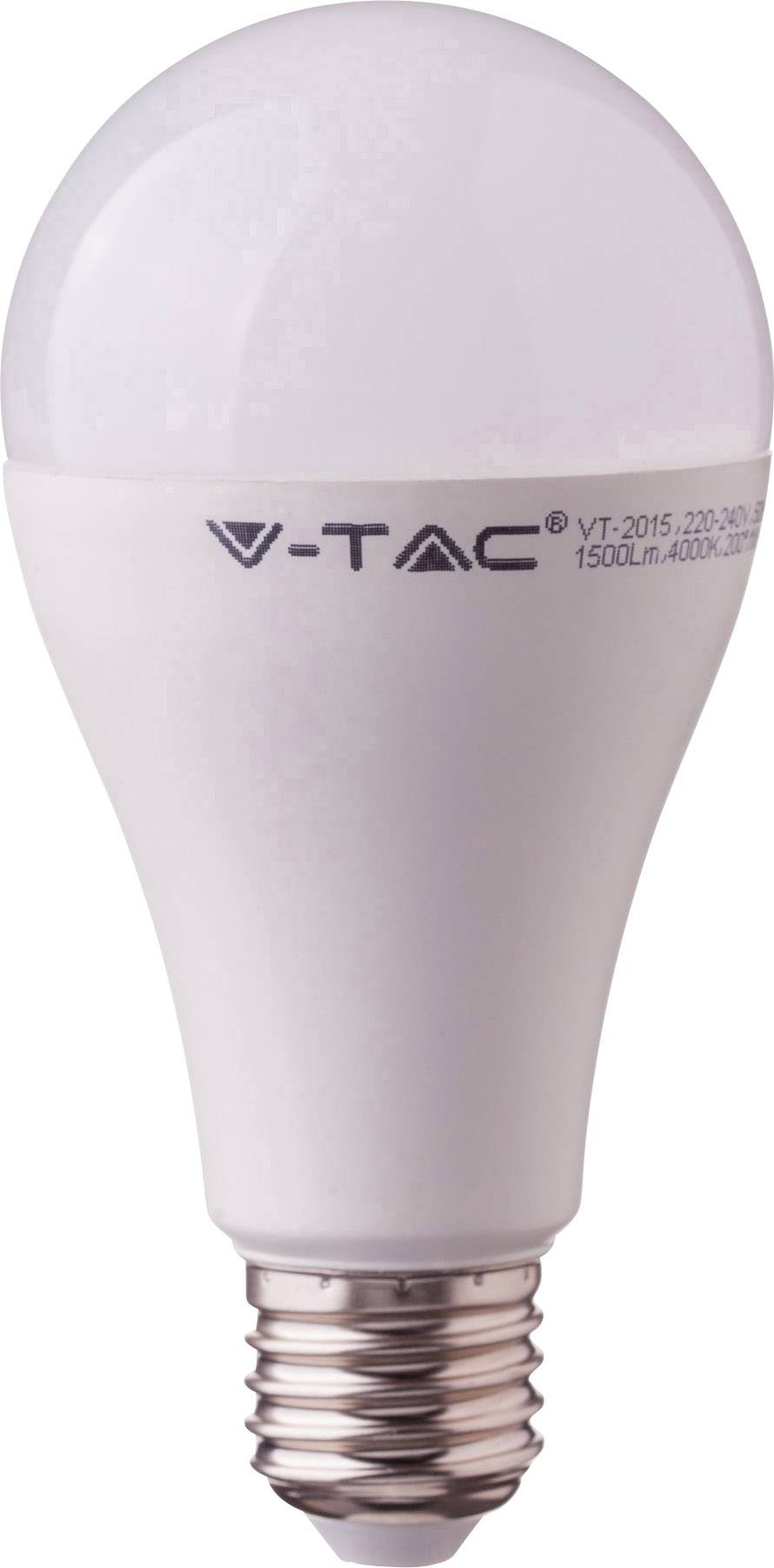 Zarowka LED V-TAC VT-215, E27, 15 W = 85 W, 1250 lm, 4000 K, 1 szt ...