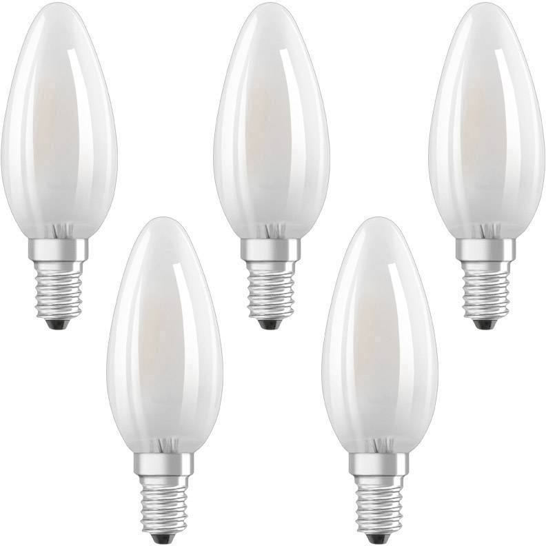 Світлодіодна лампа OSRAM HOMELIGHTING 4058075090682 E14 4,2 Вт = 40 Вт 470 лм теплий білий 5 шт.