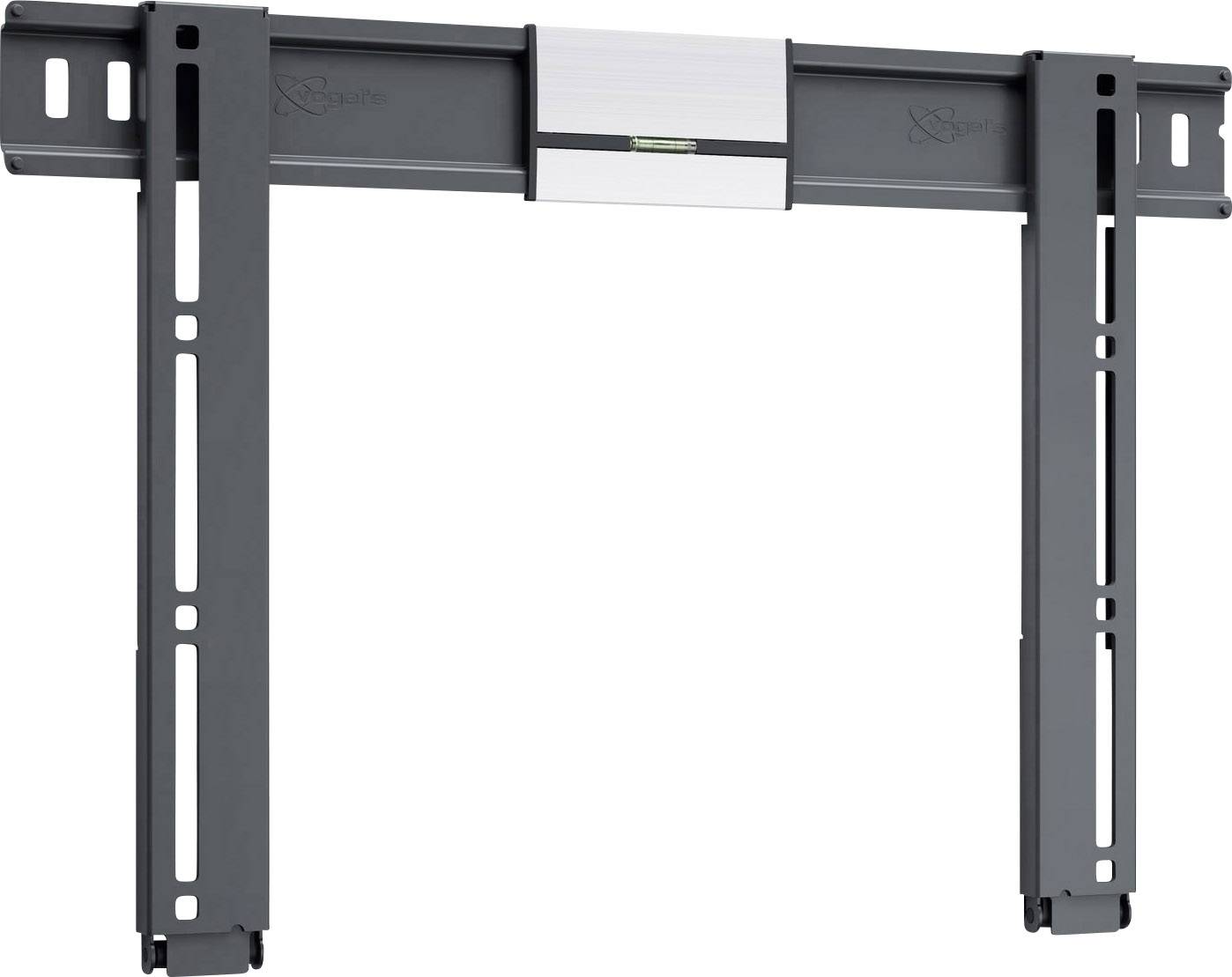Uchwyt ścienny do telewizorów plazmowych lub LCD, czarny, z regulowanymi mocowaniami. Idealny do oszczędzającej przestrzeń instalacji telewizora na ścienie.