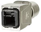 Корпус для роз'єму Metz Connect RJ45, корпус для роз'єму Metz Connect 14010850C0ME, сріблястий, 1 шт.