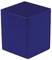 Ciemnoniebieska sześcian bez rozpoznawalnych wzorów lub szczegółów.