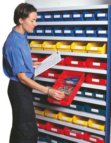 Stemo 472666 ESD Стелаж для харчових продуктів (Д x Ш x В) 90 x 90 x 95 мм синій 40 шт.