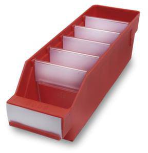 Стелаж Stemo 443624 ESD для харчових продуктів (Д x Ш x В) 90 x 90 x 95 мм червоний 40 шт.