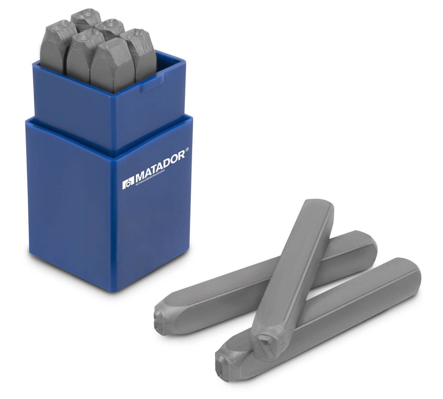 Набір шліфувальних інструментів Matador 07120050, 9 предметів, висота літер: 5 мм