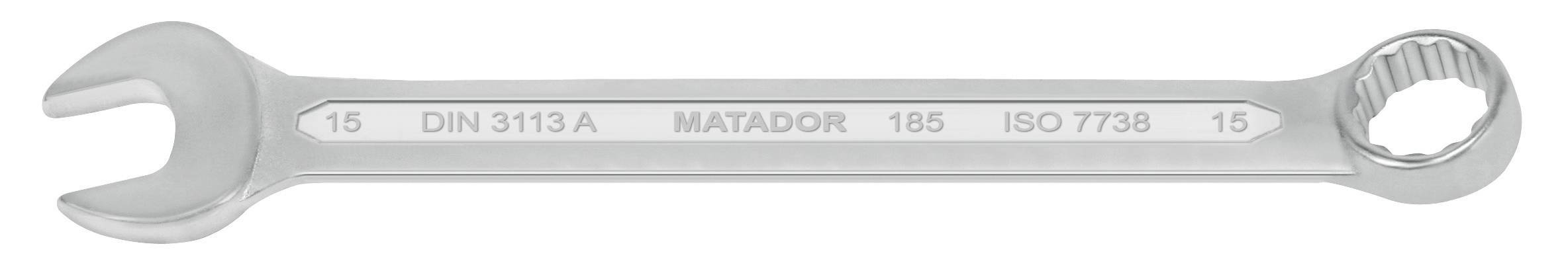 Гайковий ключ Matador 01850150 Розмір ключа (метрична система) (лише для назви) 15 мм