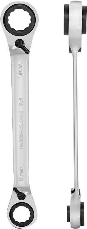 Набір подвійних тріскачкових накидних ключів Matador 01840001 01840001 Розмір ключа (метрична система) (лише для назви) 10 - 19 мм