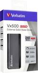 Dysk SSD Verbatim Vx500 240 GB USB Type-C Gen.2