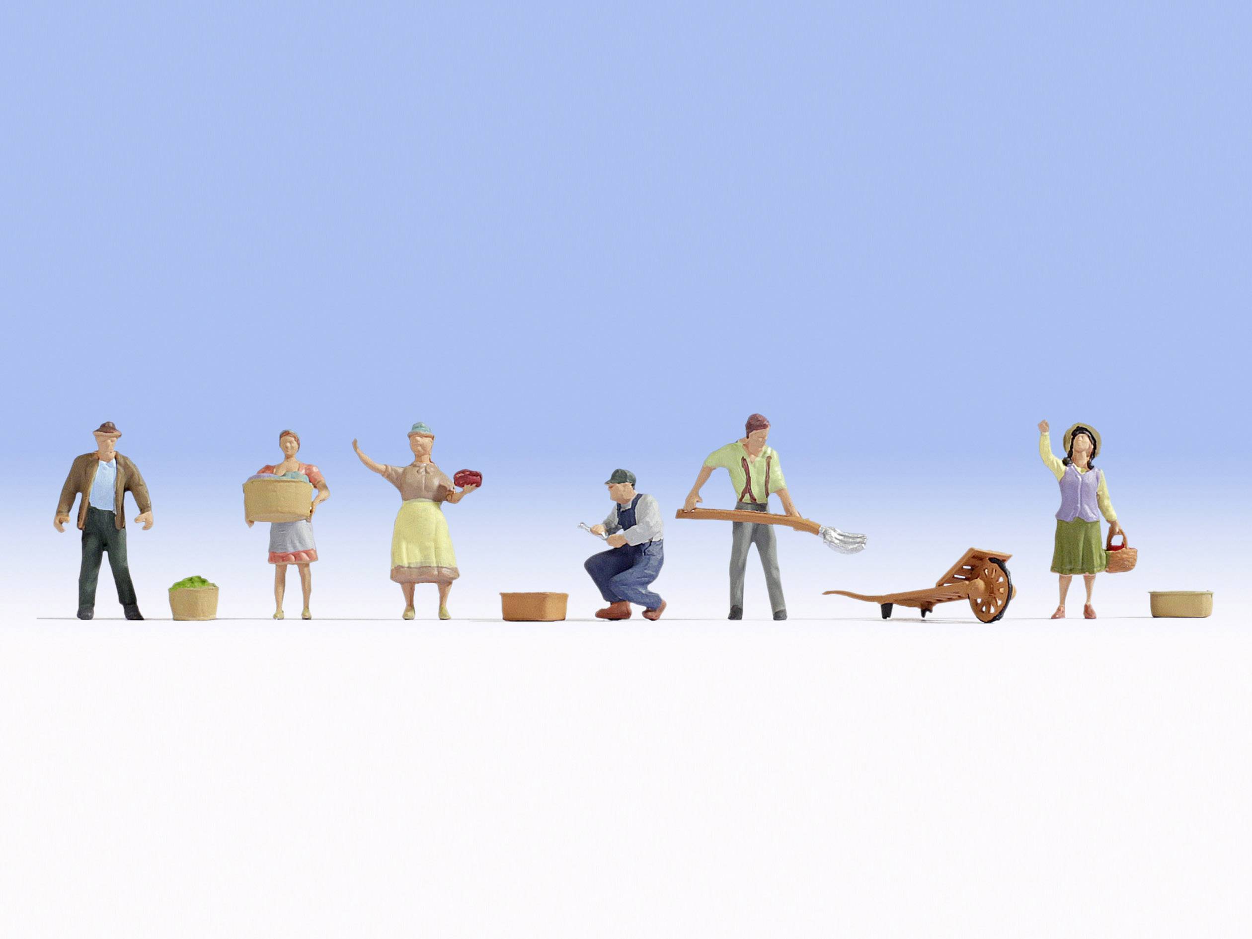 NOCH H0 фермери намальовані, стоячи