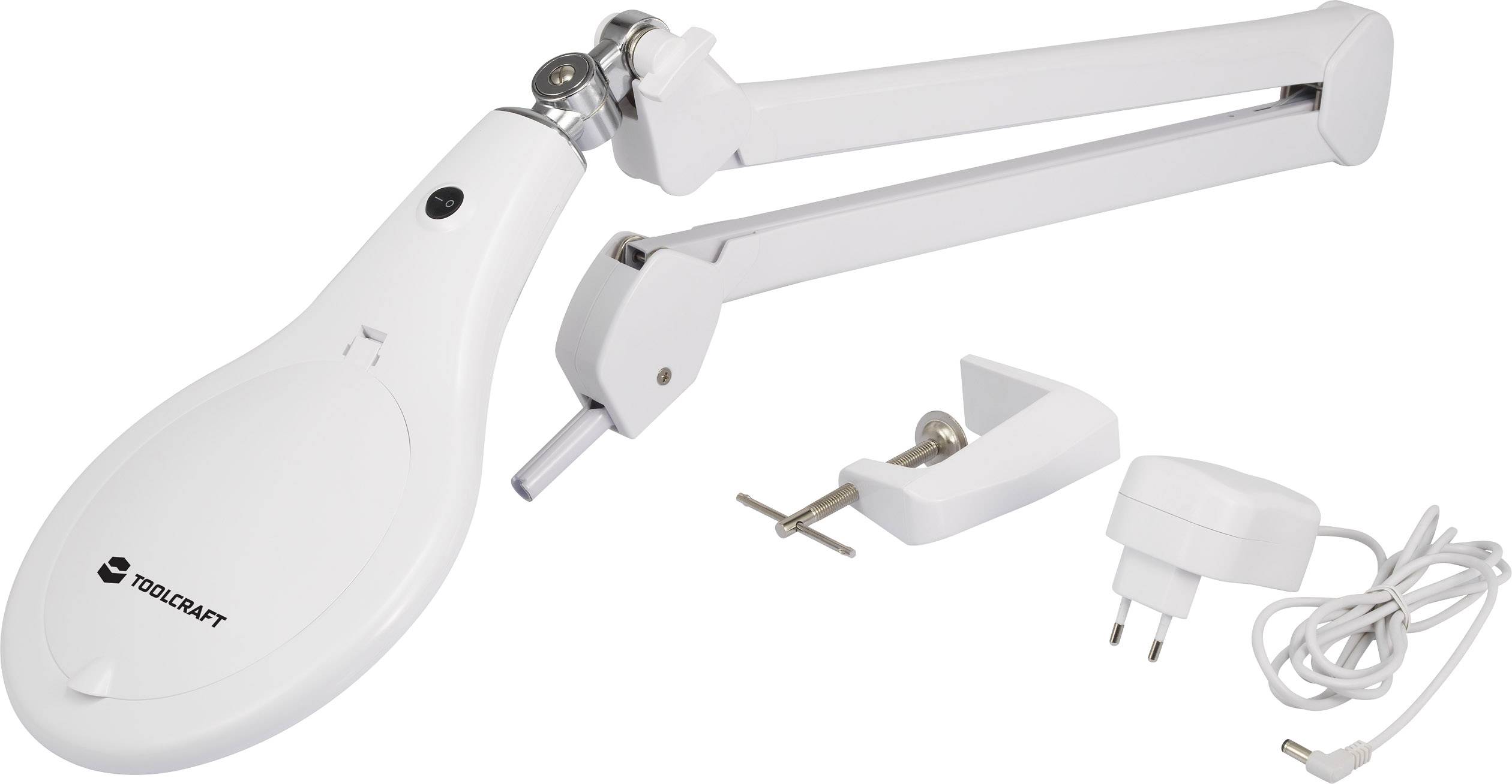 Світлодіодна лупа TOOLCRAFT 2148846, 600 лм, 1,75 x, 2,25 x