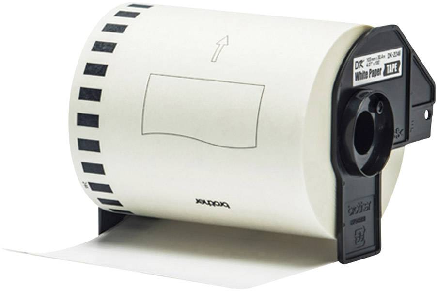 Етикетки для принтера етикеток Brother DK22246, 103 мм x 30,48 м, транспортні етикетки, багатоцільові етикетки, білі