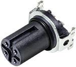 папка 09 0432 600 04 Круглый штекерный разъем миниатюрный гнездовой разъем для встраивания Общее количество контактов: 4 1 шт.