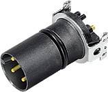 папка 09 0431 600 04 Мініатюрний круглий чоловічий роз'єм, 1 шт.