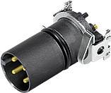 binder 09 0445 601 05 Мініатюрний круглий штекер для вбудованого підключення Загальна кількість контактів: 5 1 шт.